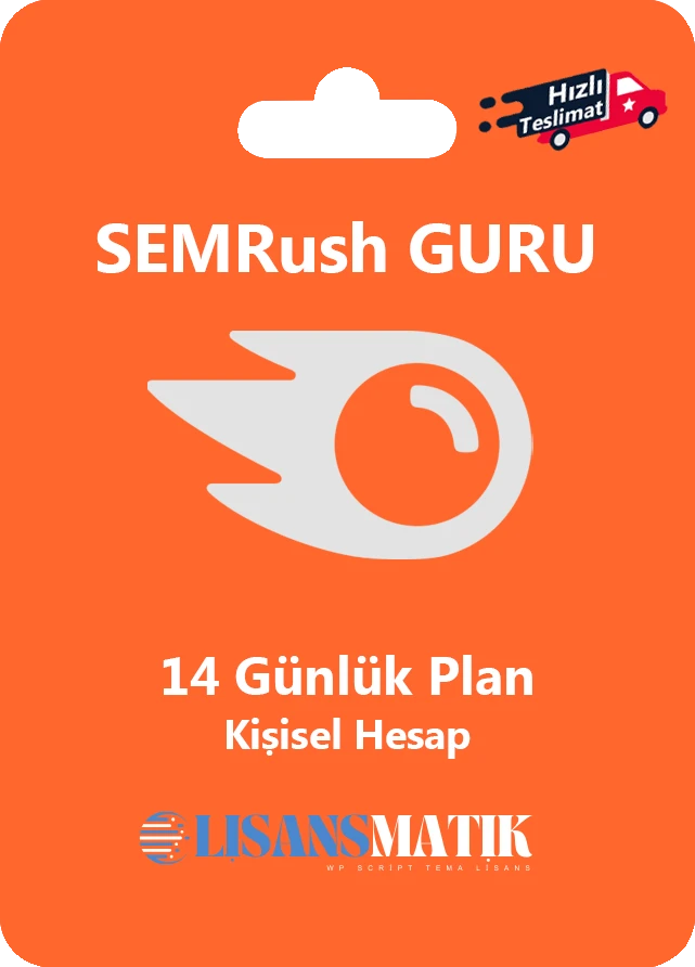 Semrush GURU | Orijinal Lisans